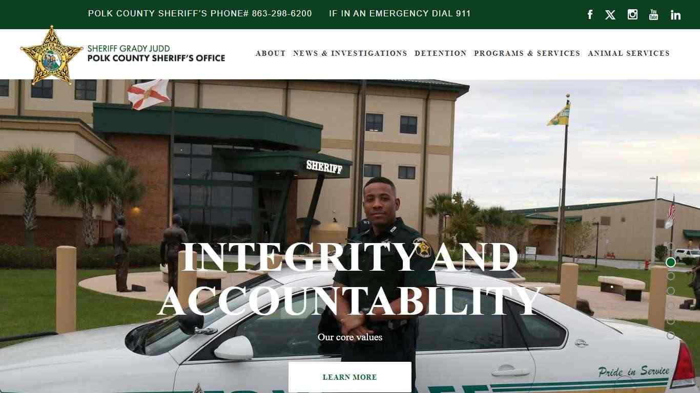 Sheriff Grady Judd | Polk County Sheriff's Office